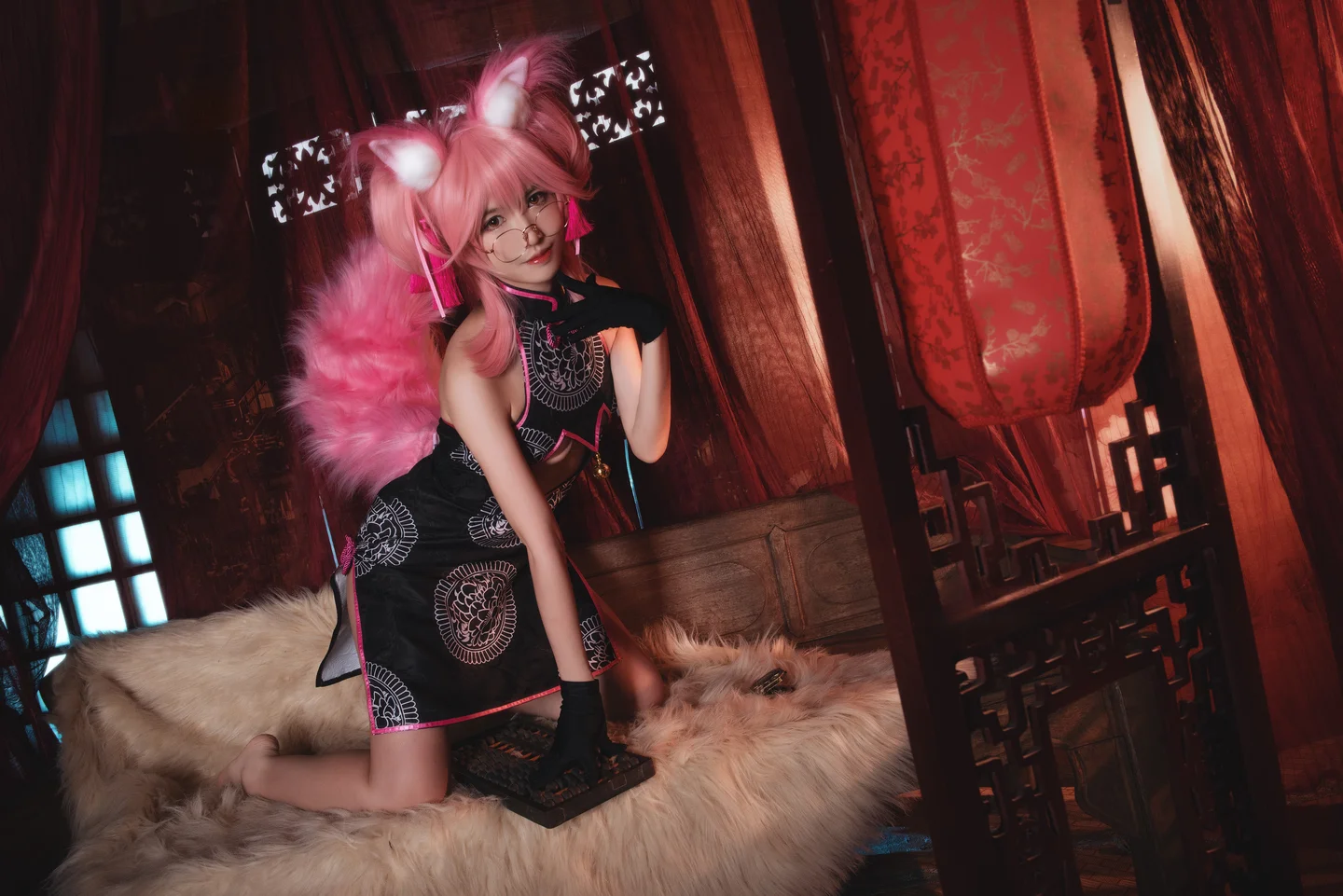 亚马逊鲶鱼 - No.027 FGO：玉藻前旗袍 [10P-199MB] tg@simisebaisi 【丝足阁】001.webp